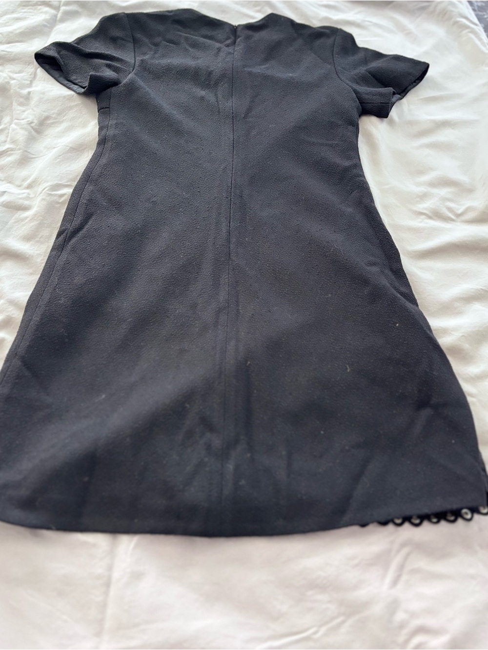 3.1 Phillip Lim Women's Black Short Sleeve Shift Dress - Picture 4 of 12